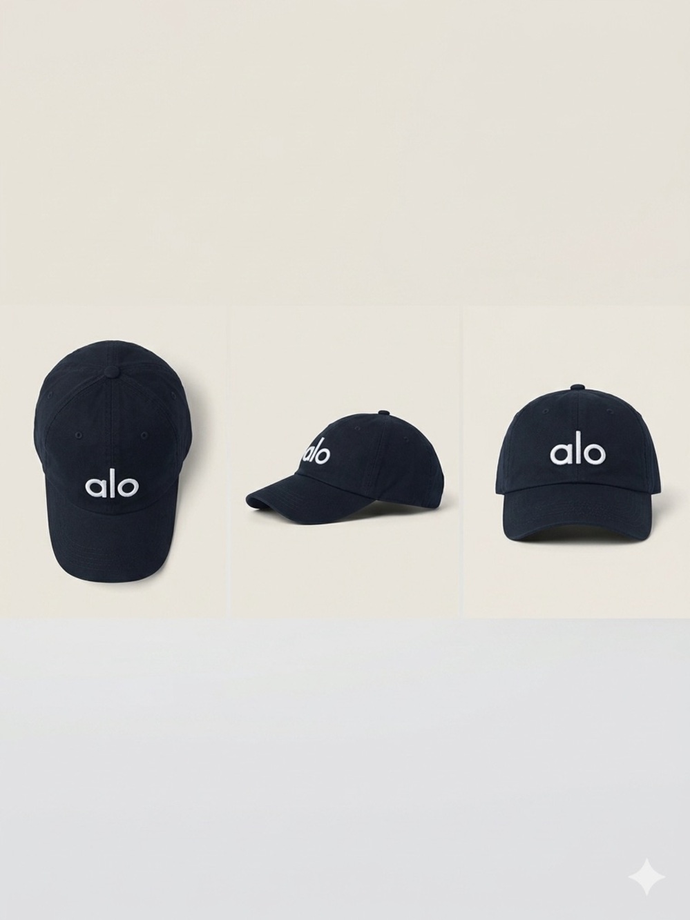 Alo yoga Black Logo Cap